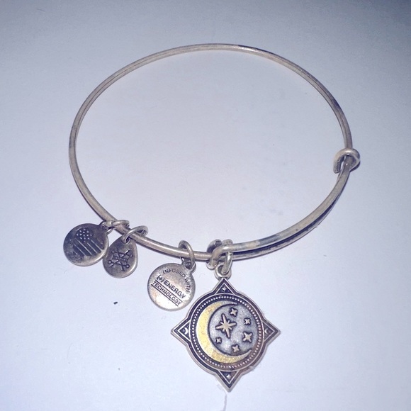 Alex and Ani Moonlight sterling silver bracelet - Picture 1 of 4